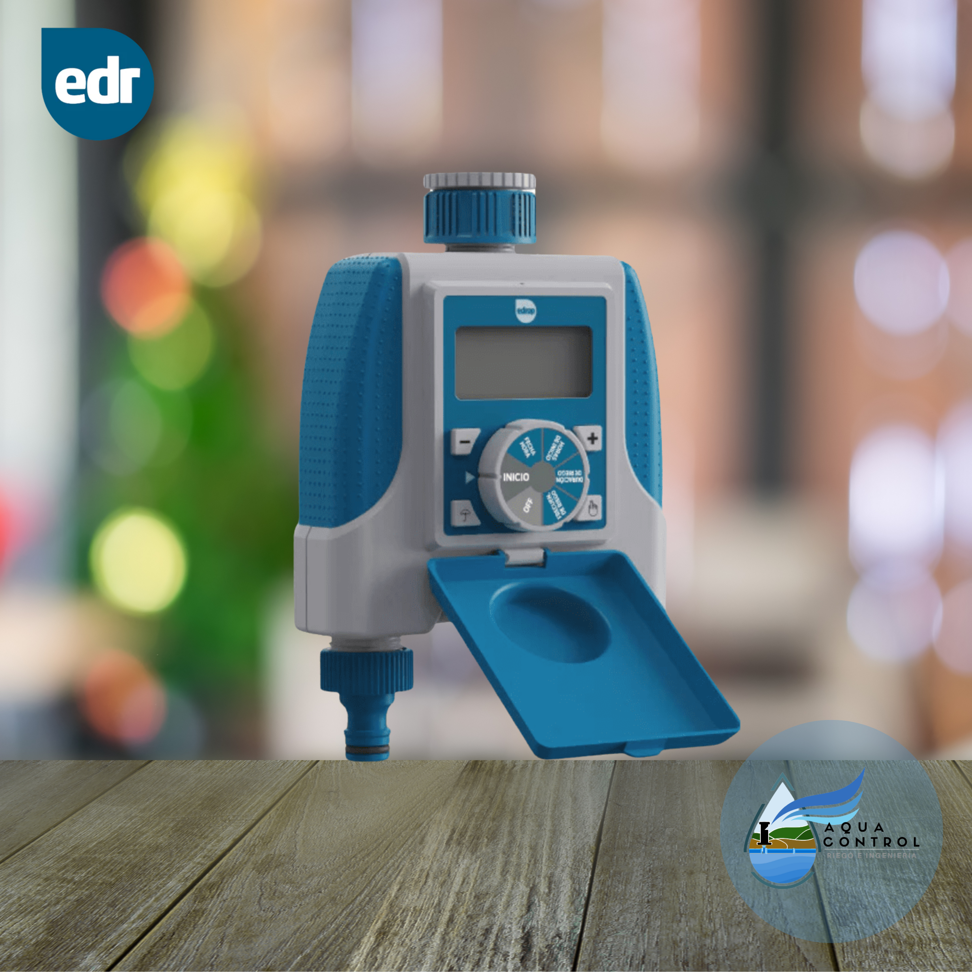 Programador llave X202 3/4" digital 2 estaciones EDROP