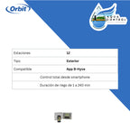 Programador de Riego 12 Zonas B-Hyve Wifi Exterior - Orbit Orbit