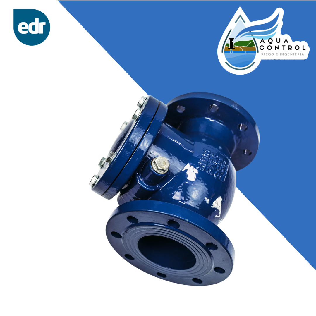 VÁLVULA RETENCIÓN CHAPALETA FIERRO - EDR Aqua Control