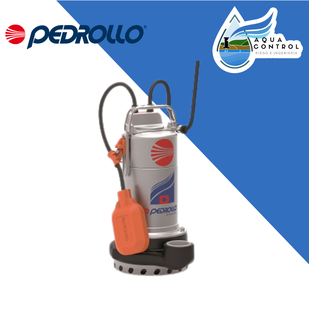 BOMBA PARA AGUA SUCIA 0.8 HP - PEDROLLO Aqua Control