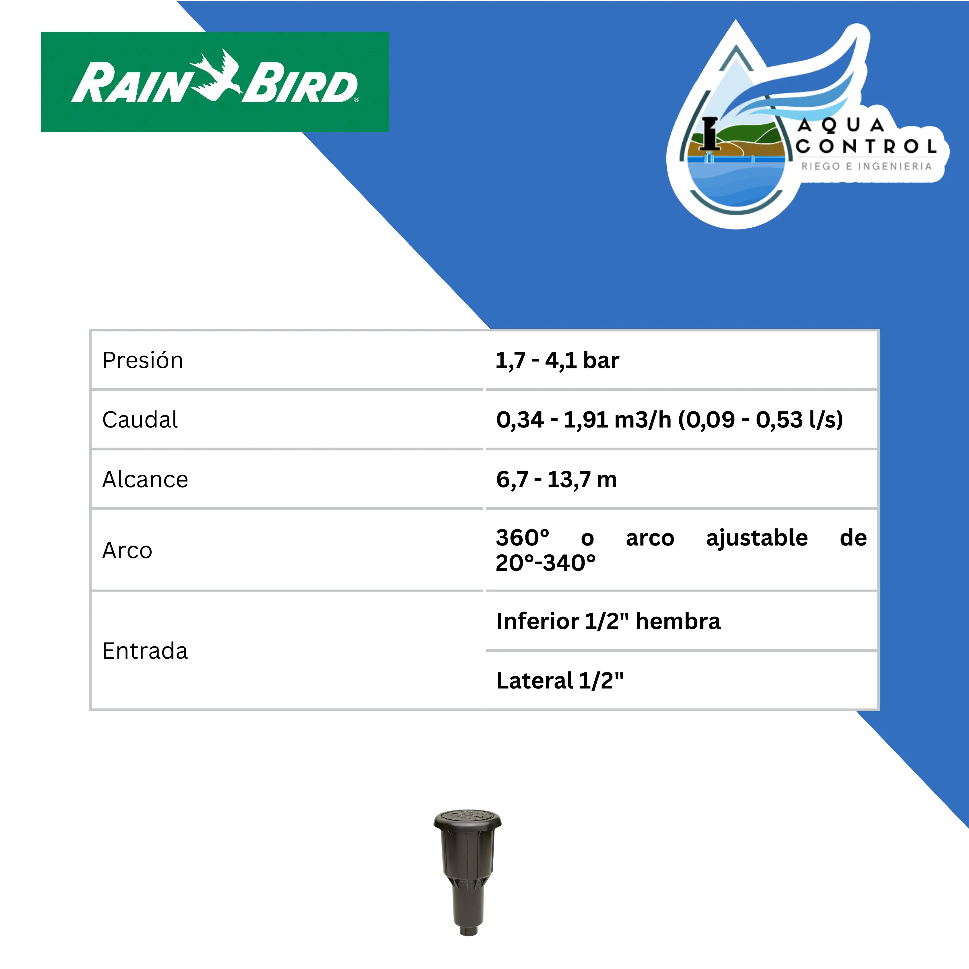 Aspersor de impacto 2045A Maxi Paw - Rain Bird Rain Bird