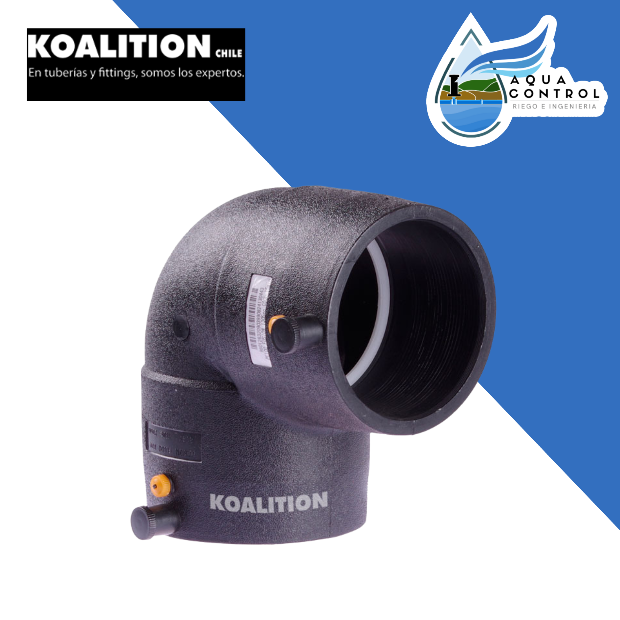 Codo 90° electrofusión HDPE Koalition