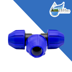 Tee compresión para HDPE Cosmoplast